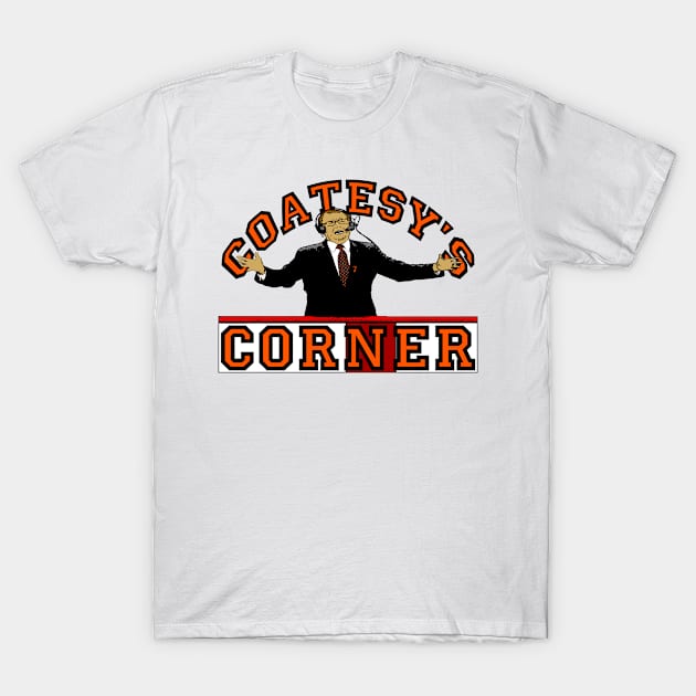 Coatesy's Corner T-Shirt by BradyRain